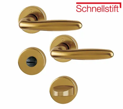 Produktbild von Hoppe Verona Rosettengarnitur Aluminium F4 Bronzefarben 1510/42KV/42KVS, Bad / WC