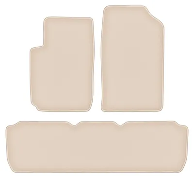 Produktbild von DURBAN Beige Velours-Fußmatten-Set für Citroen Xsara Picasso Minivan (1997-2010)