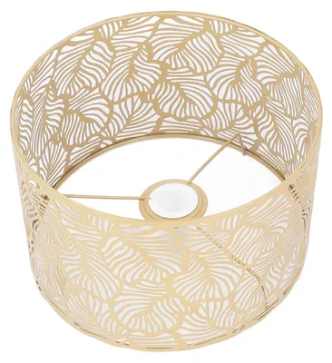 Metallene Lampenschirme, Blattform, E14, Gold, Modern