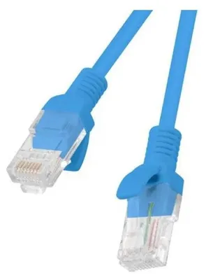 Obrázek produktu pro Lanberg PCU5-20CC-0100-B, 1 m, Cat5e, U/UTP (UTP), RJ-45, RJ-45, Modrá