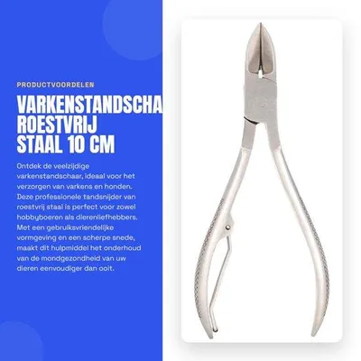 Produktbild von Schneidwerkzeug - Varkenskamm - Edelstahl - 10 cm, 12 cm oder 14 cm