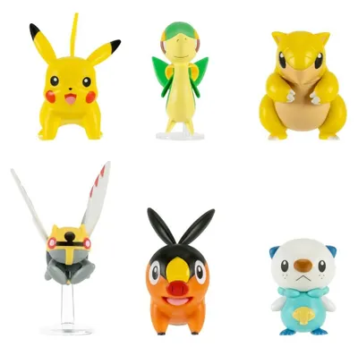Obrázek produktu pro Sada 6 figurek Pokémon pro bojové scény