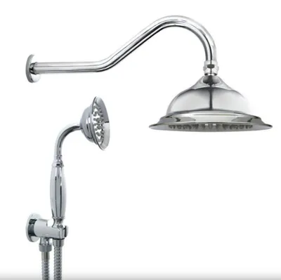 Produktbild von Duschset komplett Vintage Messing verchromt