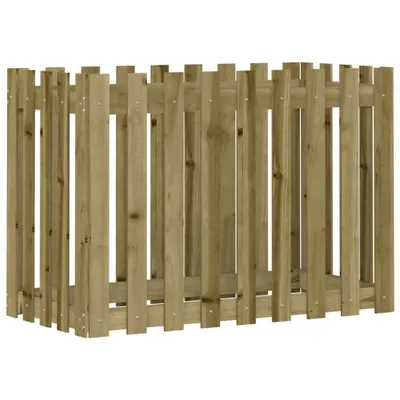 Immagine prodotto di Fioriera da Giardino Recinzione 100x50x70 cm in Pino Impregnato