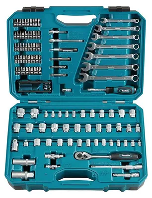 Image de Jeu d'outils en coffret MAKITA E-06616 120 pièces