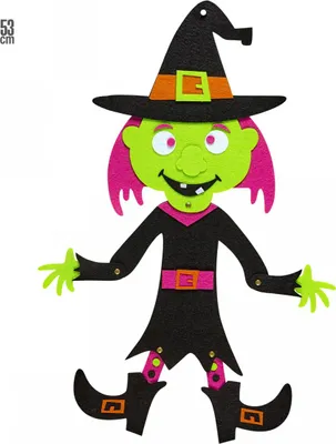 Produktbild von Halloween Hexe Deko für Kinder