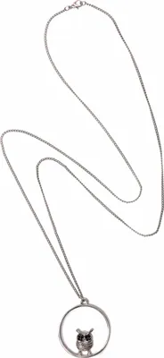 Produktbild von Lange Kette Nici mit Eulen Anhänger von collezione alessandro