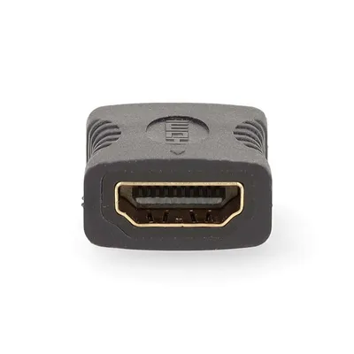 Image de HDMI™ Adaptateur | HDMI™ Femelle | HDMI™ Femelle | Plaqué or | Droit | PVC | Anthracite | 1 pc. | Boîte