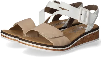 Produktbild von Rieker Sandalen Damen Kunstleder Weiß Größe: 38