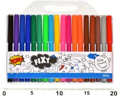 Obrázok produktu pre Fixy 18 ks