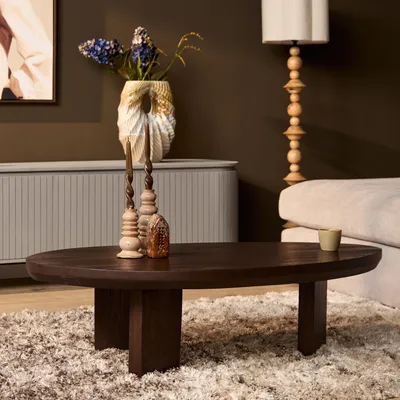 Produktbild von Starfurn - Couchtisch Zillah | 130 cm | Eiche Braun