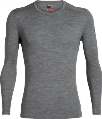 A plain studio shot of a men's long-sleeved shirt.