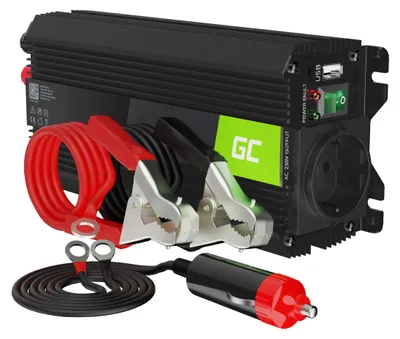 Imagen del producto de Green Cell INVGC03, fuente de alimentación y convertidor de voltaje para automóvil, 500 W, color