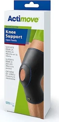 Obrázek produktu pro Podpůrný kompresní obvaz na koleno Actimove XL, černý
