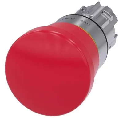 Produktbild von Siemens NOT-HALT-PILZDRUCKTASTER, 40MM, ROT, 96 g, 100 mm, 40 mm, 40 mm