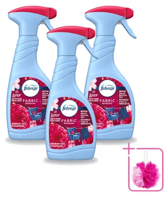 Obrázek produktu pro 3 x Sprej Febreze na textilie, vůně jasmínu Robijn - 500 ml - Balení po 3 kusech