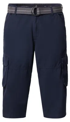 Immagine prodotto di CASAMODA Bermuda cargo da uomo a 3/4 con cintura, modello BEN, blu scuro, taglia 33