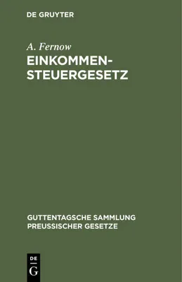 Produktbild von Einkommensteuergesetz