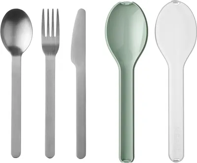 Zdjęcie produktu dla Mepal besteckset ellipse 3-teilig - nordic sage 105760094700