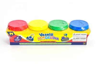 Produktbild von Glückliche Knetmasse 4 x 140 g