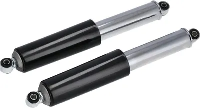 Produktbild von Set: Federbeine hinten, Chrom und schwarze Hülse, 300mm - Simson KR51/1, SR4-2