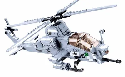 Produktbild von Kampfhelikopter IV (482 Teile) [M38-B0838], Spielset, Klemmbausteine, Soldaten,