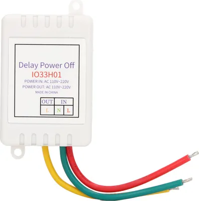 Immagine prodotto di Interruttore a relè Timer regolabile - Temporizzazione - Ritardo 110V -220V Ingresso 1 canale di uscita per l'unità di controllo
