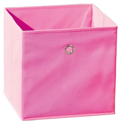 Image de Boîte de rangement cube 32 cm - Winny - Rose