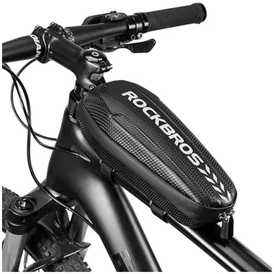 Image de Sacoche de vélo rigide et étanche pour cadre 1,1L noire