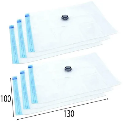 Obrázek produktu pro Orion | Vakuové pytle sada 6 ks - 130x100 cm - Opakovaně použitelné - Na oblečení