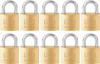 Produktbild von 10 x Burg Wächter Zylinderschlösser Seculock 405/30 Gleichschließend