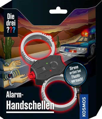 Produktbild von KOSMOS Die drei ??? Alarm-Handschellen, Detektiv Ausrüstung, Spielzeug, Kinder, ab 8 Jahren, 632625