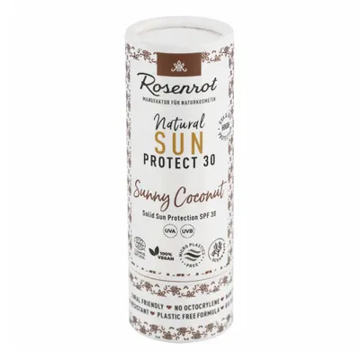 Produktbild von Rosenrot Sun Stick LSF 30 Sunny Coconut wasserfest Bio 50g