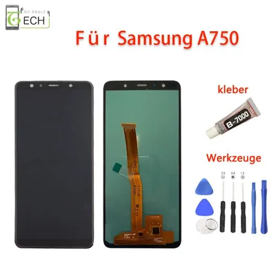 Produktbild von Für Samsung Galaxy A750 A7 OLED Display Touch Screen Bildschirm Werkzeuge
