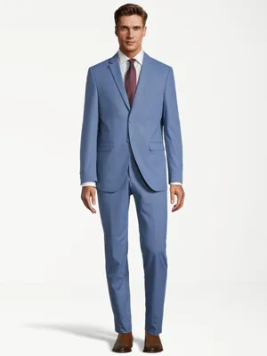 Produktbild von SteffenKlein Herren Anzug IBO-1377 hellblau 48