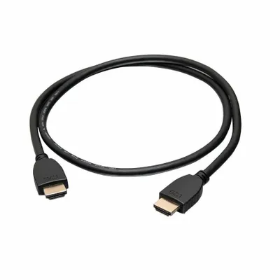 Produktbild von C2G 1,8 m High Speed HDMI-Kabel mit Ethernet - 4K 60 Hz, 1,8 m, HDMI Typ A (Standard), HDMI Typ A (Standard), 3D, 18 Gbit/s, Schwarz