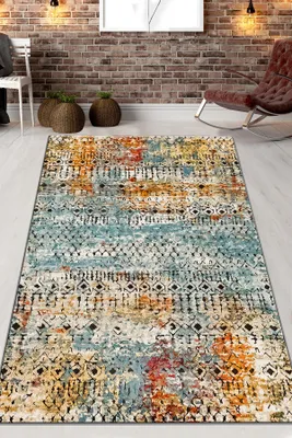 Produktbild von Conceptum Hypnose, Wong- Wong CHL, Bunt, Teppichläufer, 80 x 150 cm, 50% Samtgewebe / 50% Polyester