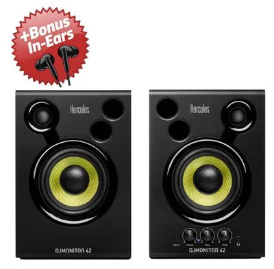 Obrázok produktu pre Monitorové reproduktory Hercules DJ Monitor 42 + bonusové slúchadlá do uší