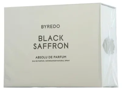 Zdjęcie produktu dla Byredo Black Saffron, Unisex, 50 ml, Perfumy w płynie, Czarna porzeczka, Pieprz, Szafran, Malina, Różowy, Orchidea, Osmantus, Incense, Paczula, Skóra