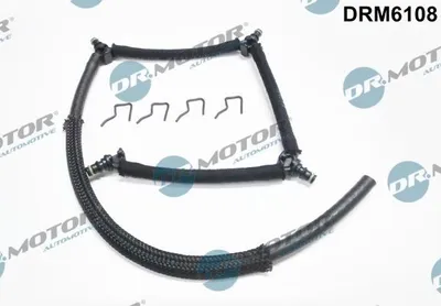 Produktbild von DR.MOTOR AUTOMOTIVE DRM6108 Leckkraftstoff-Schlauch für FIAT Scudo (270, 272) Rücklaufleitung Common Rail