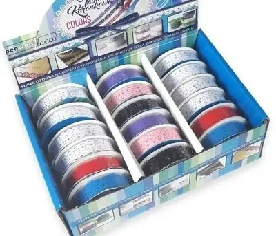 Produktbild von Dekoratives Spitzenband 18 mm x 1 m (18 Stück) – Penword