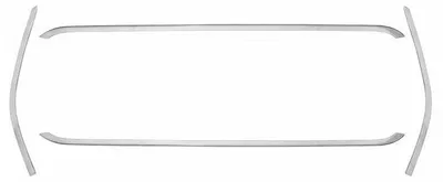 Produktbild von OMAC Kühlergrill-Zierleisten Kühlergrill-Leisten 2626083F Vorne 1000mm 170mm 30mm Edelstahl