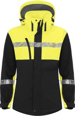 Produktbild von Projob - "7417" Softshelljacke für Damen, Reflektierende Details ET843 (M) (Marine/Schwarz)