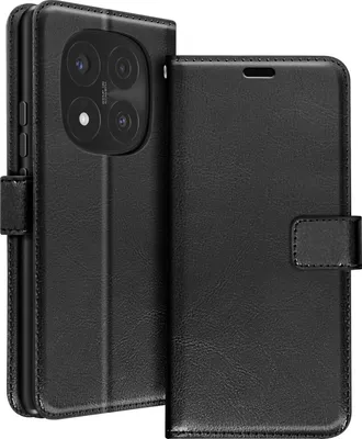 Image de Mayaxess, étui portefeuille pour Redmi Note 14 Pro et Pro Plus avec dragonne, noir