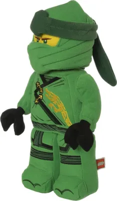 Produktbild von LEGO Ninjago Lloyd Plüschfigur, 33 cm, Grün, 100% Polyester, robust und freistehend, zum Kuscheln, Spielen und Ausstellen – Geschenkidee für Fans