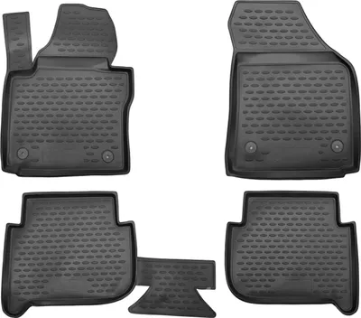 Zdjęcie produktu dla 2003-2015 VW Touran dywaniki podłogowe TPE czarne 4 szt