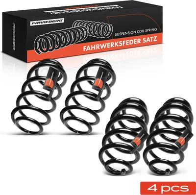 Immagine prodotto di Frankberg 4x molla sospensione anteriore posteriore per Audi A4 Avant 8E B6 B7 2001-2008