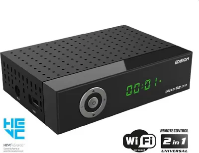 Produktbild von Edision Picco S2 Pro Full HD Satelliten Receiver DVB-S2 H.265 HEVC