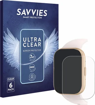 Produktbild von 6x Für Miecgth IW06 1.75" Schutzfolie Savvies Displayschutz Display Schutz Folie Klar Transparent