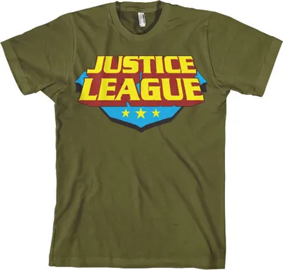 Produktbild von Justice League Classic Logo - Small - Olive